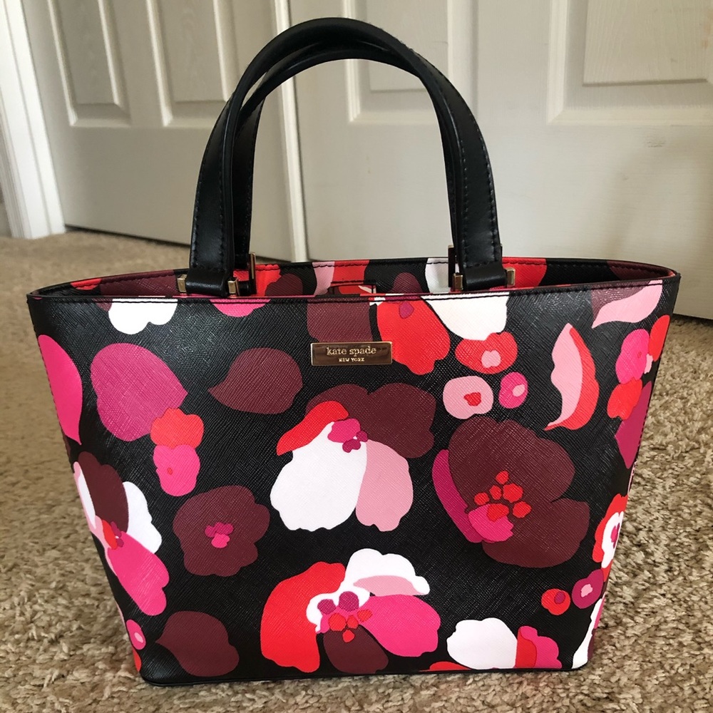 Kate Spade Juno Grant Street Floral Vinyl Satchel